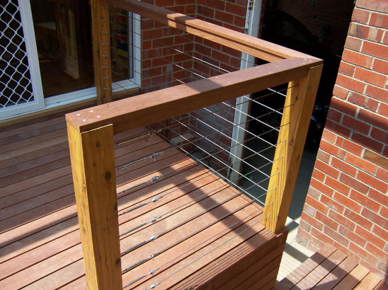 Stainless Steel & Timber Balustrade 